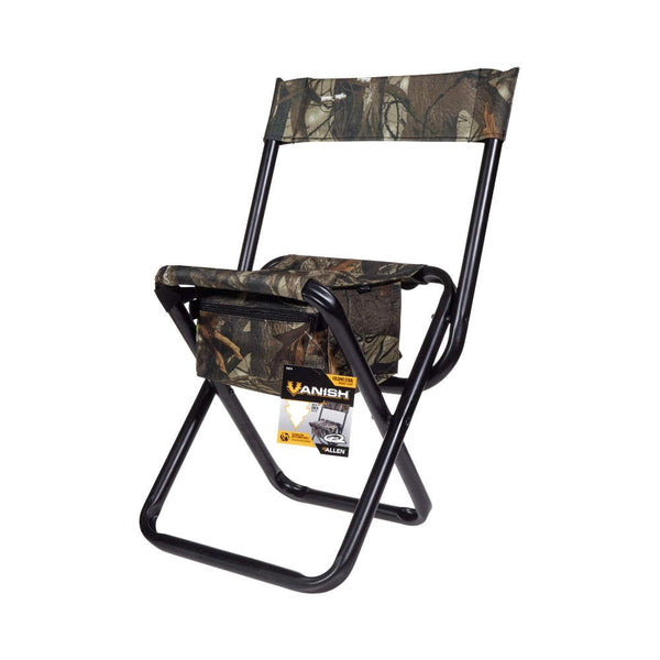 Allen Vanish Camo Folding Hunting Stool with Back