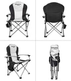 KingCamp Deluxe Folding CHAIR (BLACK)